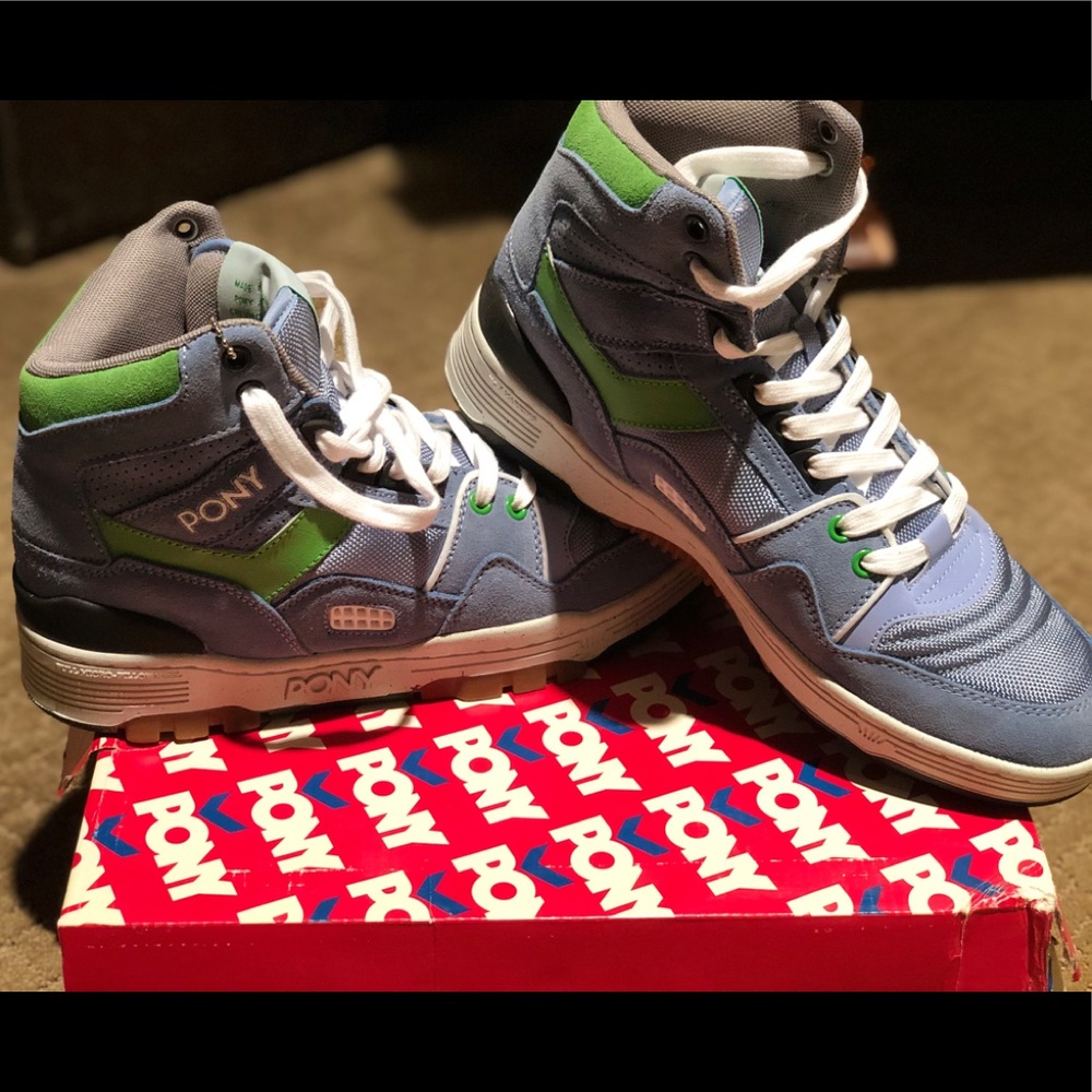 BNWT Men’s Pony N100 Nylon hightops 10.5